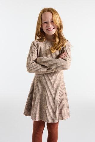 Vestido jersey - Beige