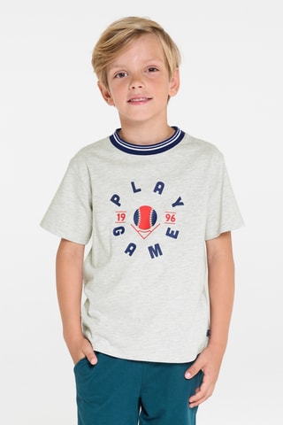 Camiseta - Gris jaspeado