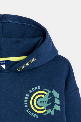 Sudadera con capucha - Índigo