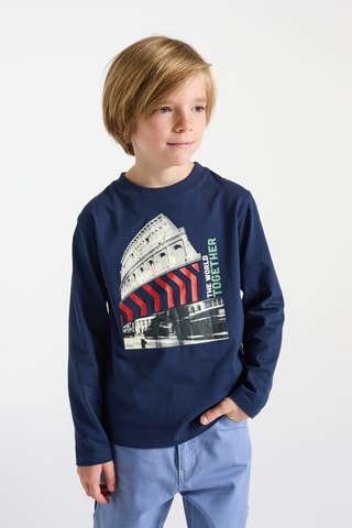 Camiseta - Azul marino