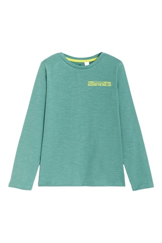Camiseta - Verde jaspeado