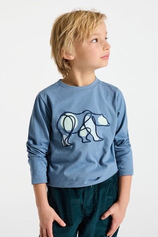Camiseta - Azul cobalto