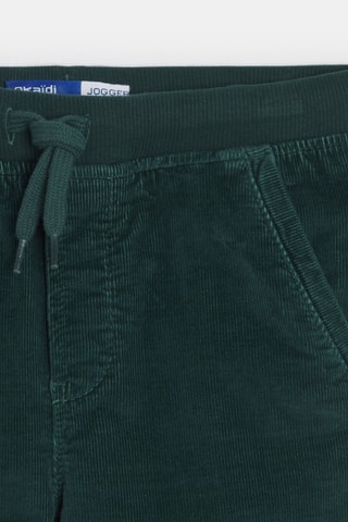 Pantalón de chándal de terciopelo - Verde oscuro