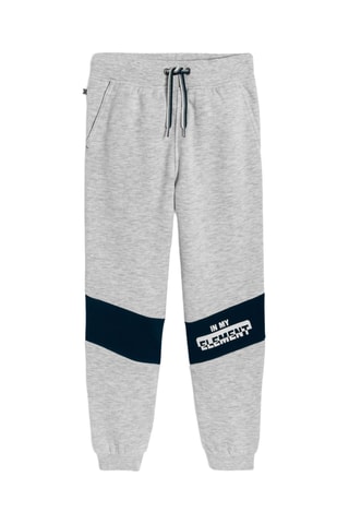 Pantalón de chándal - Gris claro jaspeado