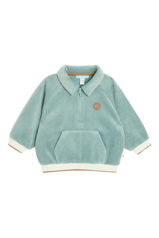 Sudadera de terciopelo - Verde claro