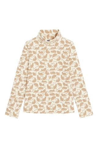 Jersey fino - Beige y crudo