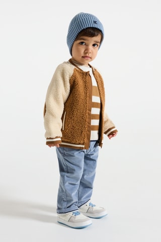 Chaqueta - Marrón y beige
