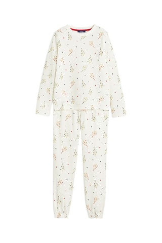 Pijama - Blanco y rojo