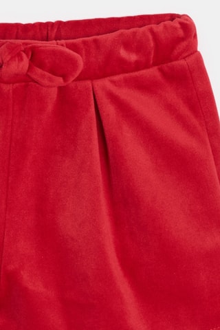 Short de pana - Rojo