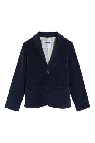 Veste en velours - Bleu marine