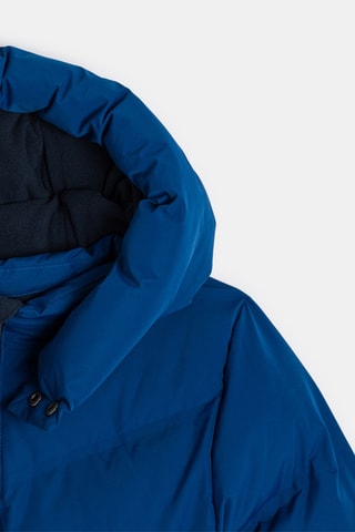Doudoune à capuche - Bleu électrique