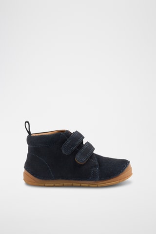 Botines de nobuk - Azul noche
