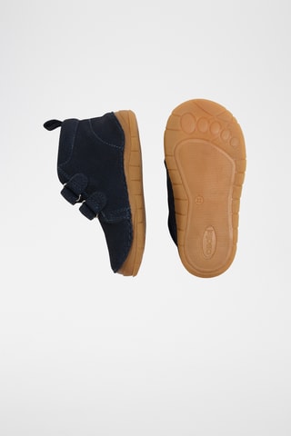 Botines de nobuk - Azul noche