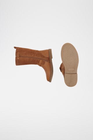 Botas de piel - Marrón