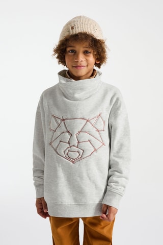 Sudadera con capucha - Crudo jaspeado