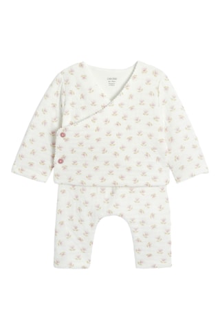 Conjunto de 3 piezas - Blanco y rosa