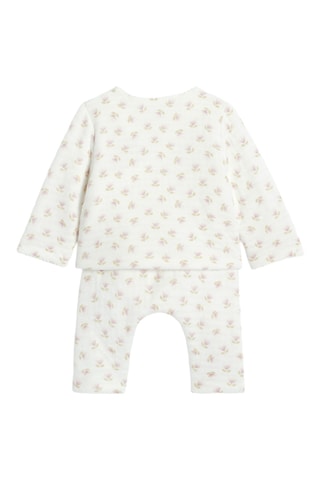 Conjunto de 3 piezas - Blanco y rosa