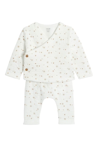 Conjunto de 3 piezas - Beige y blanco