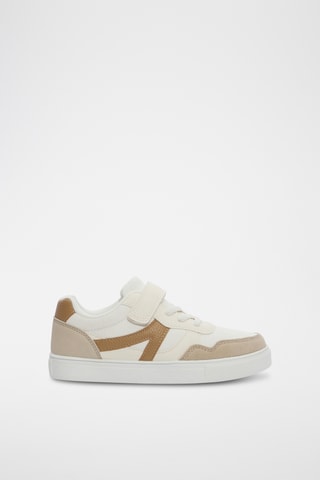 Zapatillas de piel de serraje - Beige