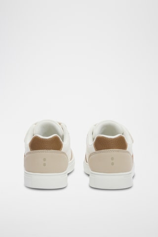 Zapatillas de piel de serraje - Beige