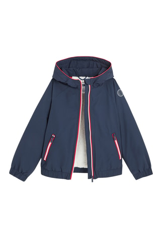 Blouson à capuche - Bleu nuit