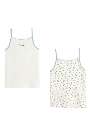 2 camisetas de tirantes - Blanco