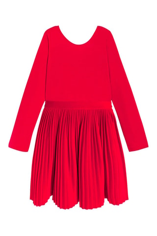Vestido plisado - Rojo - Okaïdi