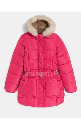 Doudoune longue - Rose - Okaïdi