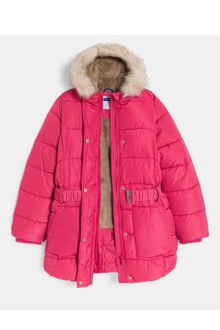 Doudoune longue - Rose - Okaïdi