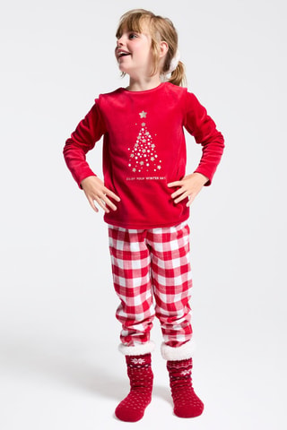 Pijama - Rojo y blanco - Okaïdi