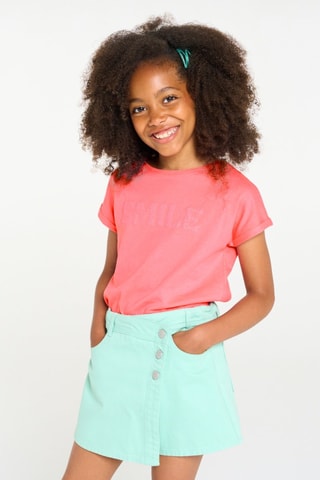 Camiseta - Rosa jaspeado - Okaïdi