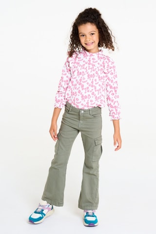 Blusa - Rosa y blanco - Okaïdi