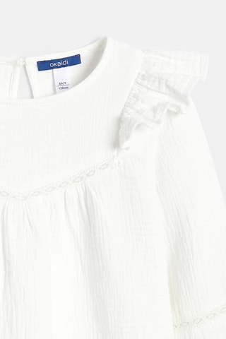 Blusa - Blanco - Okaïdi
