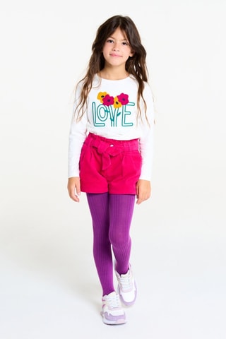 Short de pana - Fucsia - Okaïdi