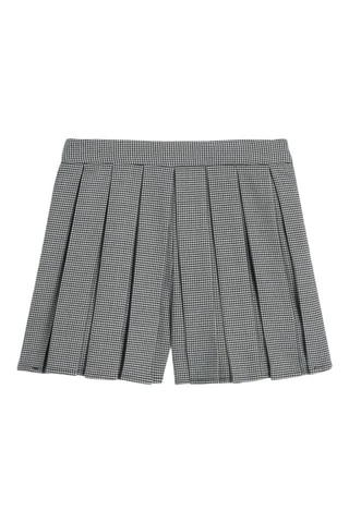 Short plisado - Negro y blanco - Okaïdi