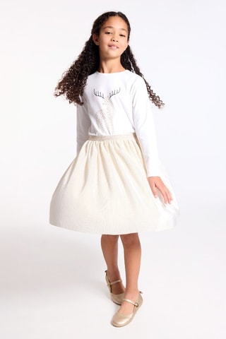 Falda - Beige - Okaïdi