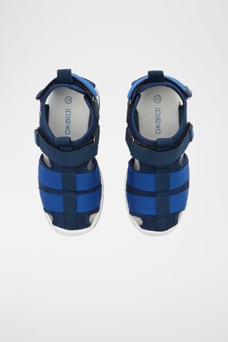 Sandalias de piel - Azul rey