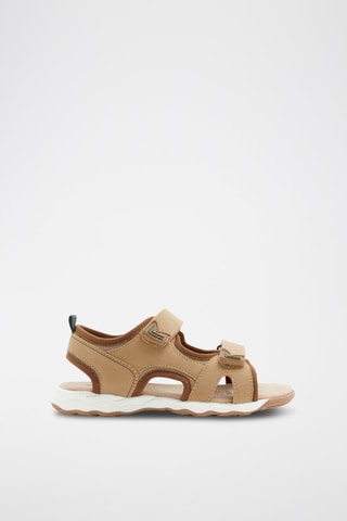 Sandalias de piel - Marrón