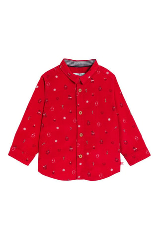 Camisa de pana - Rojo - Obaïbi