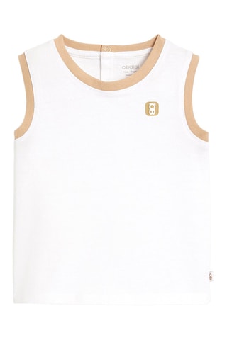 Camiseta sin mangas - Blanco