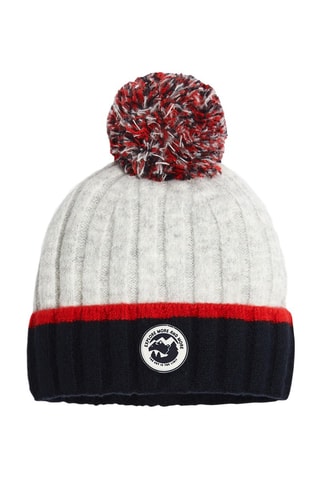 Gorro con borla - Gris claro jaspeado - Okaïdi