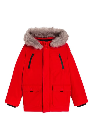 Parka à capuche - Rouge - Okaïdi