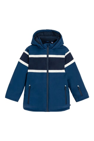 Blouson à capuche - Bleu cobalt - Okaidi