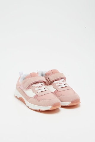Zapatillas de piel de serraje - Rosa