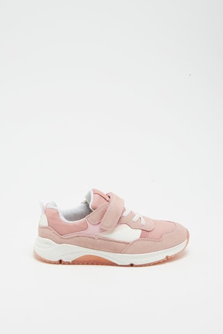 Zapatillas de piel de serraje - Rosa
