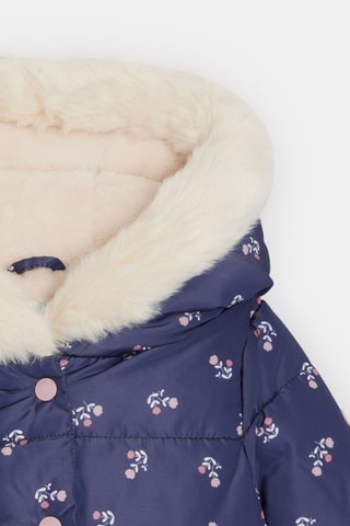 Parka con capucha - Azul marino - Obaibi