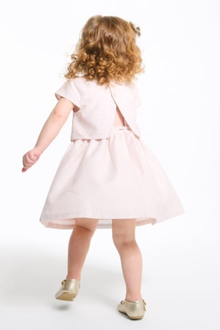 Vestido combinado - Rosa - Obaïbi