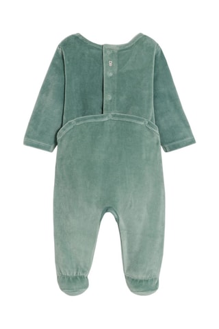Pelele de terciopelo - Verde oscuro - Obaïbi
