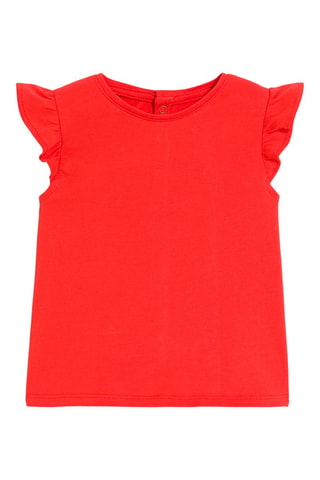 Camiseta y pichi - Blanco y rojo - Obaïbi