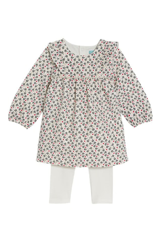 Vestido y leggings - Crudo - Obaïbi